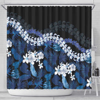 Polu Aloha Hawaii Lei Shower Curtain Tropical Flowers Elegant Vibe - Polynesian Pride