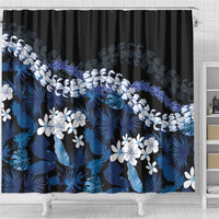 Polu Aloha Hawaii Lei Shower Curtain Tropical Flowers Elegant Vibe - Polynesian Pride