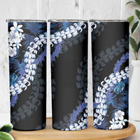 Polu Aloha Hawaii Lei Skinny Tumbler Tropical Flowers Elegant Vibe - Polynesian Pride