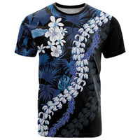 Polu Aloha Hawaii Lei T Shirt Tropical Flowers Elegant Vibe - Polynesian Pride
