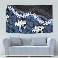 Polu Aloha Hawaii Lei Tapestry Tropical Flowers Elegant Vibe - Polynesian Pride