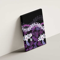 Poni Aloha Hawaii Lei Canvas Wall Art Tropical Flowers Elegant Vibe - Polynesian Pride