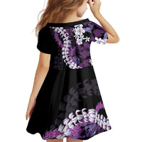 Poni Aloha Hawaii Lei Family Matching Summer Maxi Dress and Hawaiian Shirt Tropical Flowers Elegant Vibe - Polynesian Pride