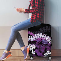 Poni Aloha Hawaii Lei Luggage Cover Tropical Flowers Elegant Vibe LT14 - Polynesian Pride