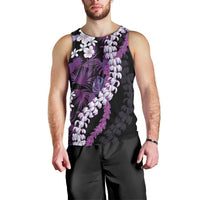 Poni Aloha Hawaii Lei Men Tank Top Tropical Flowers Elegant Vibe - Polynesian Pride