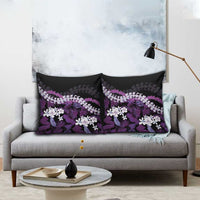 Poni Aloha Hawaii Lei Pillow Cover Tropical Flowers Elegant Vibe LT14 - Polynesian Pride