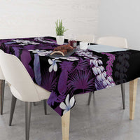 Poni Aloha Hawaii Lei Tablecloth Tropical Flowers Elegant Vibe - Polynesian Pride
