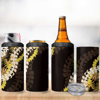 Kula Aloha Hawaii Lei 4 in 1 Can Cooler Tumbler Tropical Flowers Elegant Vibe LT14 - Polynesian Pride