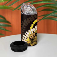 Kula Aloha Hawaii Lei 4 in 1 Can Cooler Tumbler Tropical Flowers Elegant Vibe LT14 - Polynesian Pride
