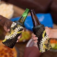 Kula Aloha Hawaii Lei 4 in 1 Can Cooler Tumbler Tropical Flowers Elegant Vibe LT14 - Polynesian Pride