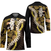 Kula Aloha Hawaii Lei Hockey Jersey Tropical Flowers Elegant Vibe LT14 - Polynesian Pride