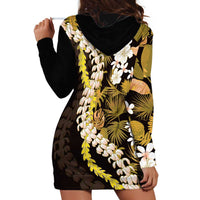 Kula Aloha Hawaii Lei Hoodie Dress Tropical Flowers Elegant Vibe - Polynesian Pride