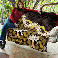 Kula Aloha Hawaii Lei Quilt Tropical Flowers Elegant Vibe - Polynesian Pride