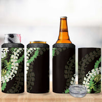 Omaomao Aloha Hawaii Lei 4 in 1 Can Cooler Tumbler Tropical Flowers Elegant Vibe - Polynesian Pride
