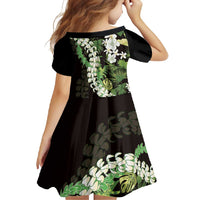 Omaomao Aloha Hawaii Lei Family Matching Off Shoulder Maxi Dress and Hawaiian Shirt Tropical Flowers Elegant Vibe - Polynesian Pride