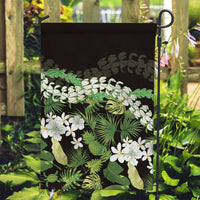 Omaomao Aloha Hawaii Lei Garden Flag Tropical Flowers Elegant Vibe - Polynesian Pride