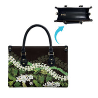 Omaomao Aloha Hawaii Lei Leather Bag Tropical Flowers Elegant Vibe LT14 - Polynesian Pride