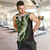 Omaomao Aloha Hawaii Lei Men Tank Top Tropical Flowers Elegant Vibe - Polynesian Pride