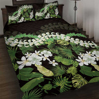 Omaomao Aloha Hawaii Lei Quilt Bed Set Tropical Flowers Elegant Vibe - Polynesian Pride