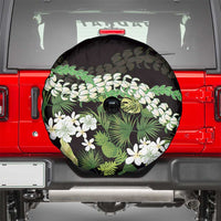 Omaomao Aloha Hawaii Lei Spare Tire Cover Tropical Flowers Elegant Vibe - Polynesian Pride