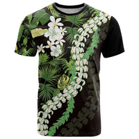 Omaomao Aloha Hawaii Lei T Shirt Tropical Flowers Elegant Vibe - Polynesian Pride