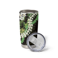 Omaomao Aloha Hawaii Lei Tumbler Cup Tropical Flowers Elegant Vibe - Polynesian Pride