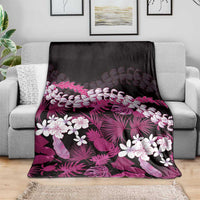 Akala Aloha Hawaii Lei Blanket Tropical Flowers Elegant Vibe - Polynesian Pride