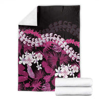 Akala Aloha Hawaii Lei Blanket Tropical Flowers Elegant Vibe - Polynesian Pride