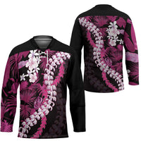Akala Aloha Hawaii Lei Hockey Jersey Tropical Flowers Elegant Vibe - Polynesian Pride