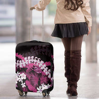 Akala Aloha Hawaii Lei Luggage Cover Tropical Flowers Elegant Vibe - Polynesian Pride
