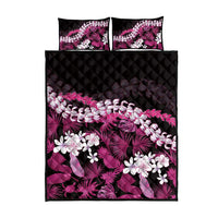 Akala Aloha Hawaii Lei Quilt Bed Set Tropical Flowers Elegant Vibe - Polynesian Pride