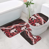 Ulaula Aloha Hawaii Lei Bathroom Set Tropical Flowers Elegant Vibe - Polynesian Pride