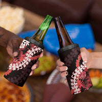 Ulaula Aloha Hawaii Lei 4 in 1 Can Cooler Tumbler Tropical Flowers Elegant Vibe - Polynesian Pride