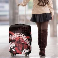 Ulaula Aloha Hawaii Lei Luggage Cover Tropical Flowers Elegant Vibe - Polynesian Pride