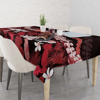 Ulaula Aloha Hawaii Lei Tablecloth Tropical Flowers Elegant Vibe - Polynesian Pride
