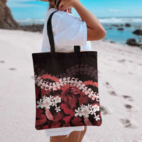 Ulaula Aloha Hawaii Lei Tote Bag Tropical Flowers Elegant Vibe LT14 - Polynesian Pride
