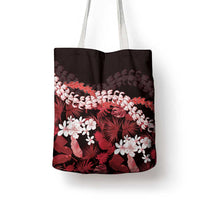 Ulaula Aloha Hawaii Lei Tote Bag Tropical Flowers Elegant Vibe LT14 - Polynesian Pride