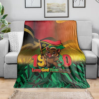 Vanuatu Independence Day Blanket Chibi Boar Proud To Be A Ni-Van