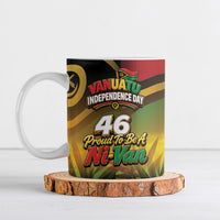 Vanuatu Independence Day Ceramic Mug Chibi Boar Proud To Be A Ni-Van