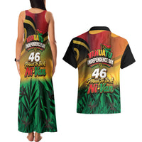 Vanuatu Independence Day Couples Matching Tank Maxi Dress and Hawaiian Shirt Chibi Boar Proud To Be A Ni-Van LT14 - Polynesian Pride