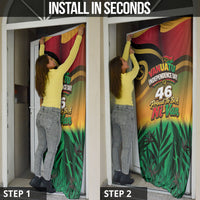 Vanuatu Independence Day Door Cover Chibi Boar Proud To Be A Ni-Van