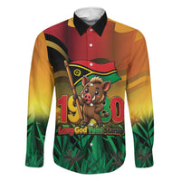 Vanuatu Independence Day Family Matching Short Sleeve Bodycon Dress and Hawaiian Shirt Chibi Boar Proud To Be A Ni-Van LT14 Daughter's Dress Multicolor - Polynesian Pride