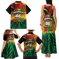 Vanuatu Independence Day Family Matching Tank Maxi Dress and Hawaiian Shirt Chibi Boar Proud To Be A Ni-Van LT14 Mom's Dress Multicolor - Polynesian Pride
