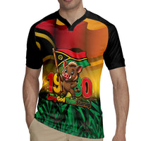 Vanuatu Independence Day Rugby Jersey Chibi Boar Proud To Be A Ni-Van