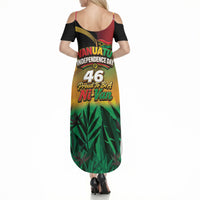 Vanuatu Independence Day Summer Maxi Dress Chibi Boar Proud To Be A Ni-Van LT14 - Polynesian Pride