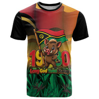 Vanuatu Independence Day T Shirt Chibi Boar Proud To Be A Ni-Van