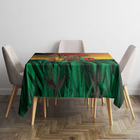 Vanuatu Independence Day Tablecloth Chibi Boar Proud To Be A Ni-Van