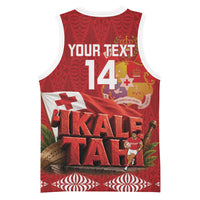 Tonga Rugby Custom Basketball Jersey 2026 Go Ikale Tahi Ngatu Pattern