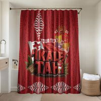 Tonga Rugby Custom Bathroom Set 2026 Go Ikale Tahi Ngatu Pattern