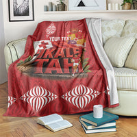 Tonga Rugby Custom Blanket 2026 Go Ikale Tahi Ngatu Pattern